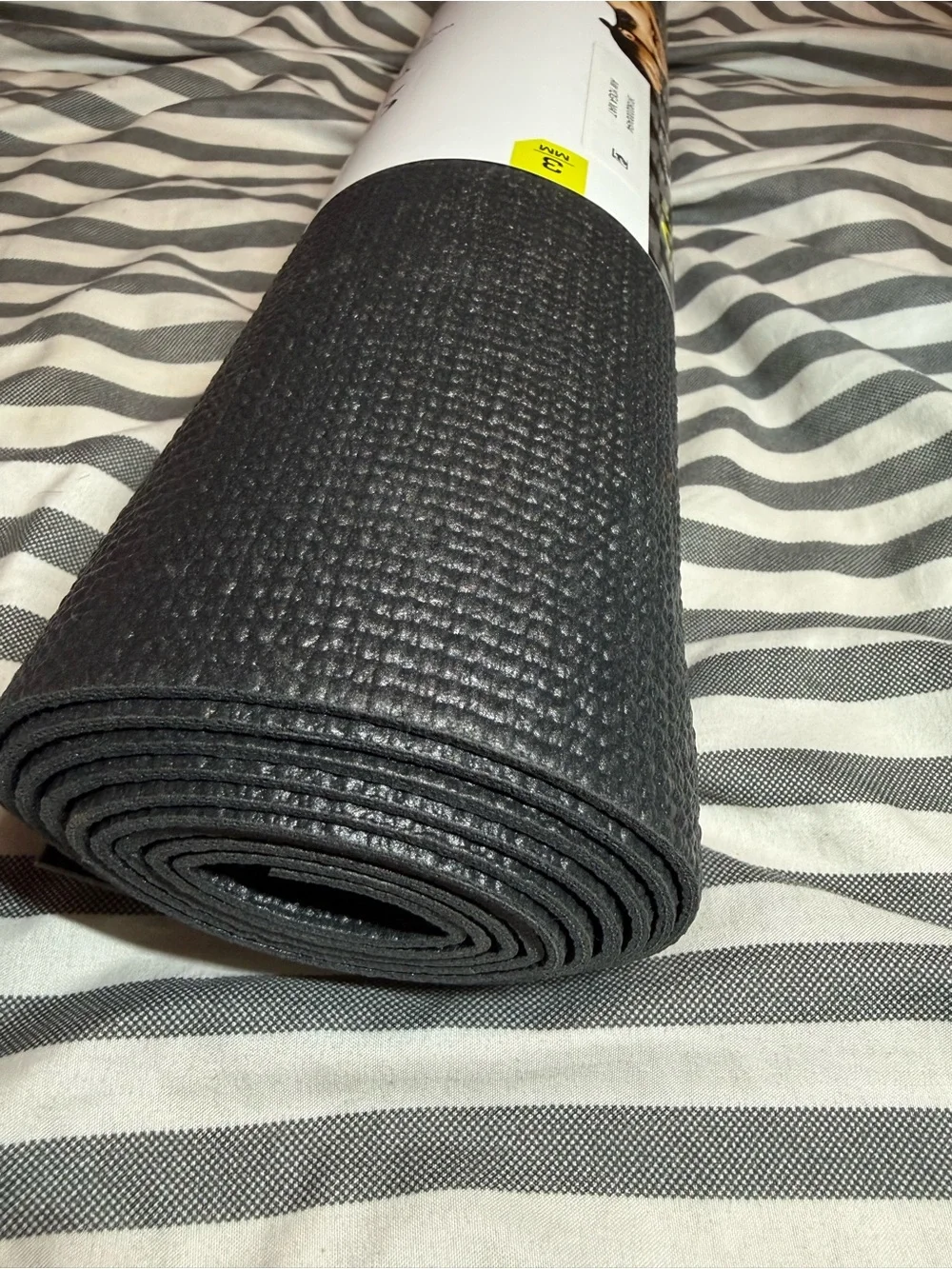 Dynamic Gear Premium Yoga Mat 68” x 24” x 3mm Black | New